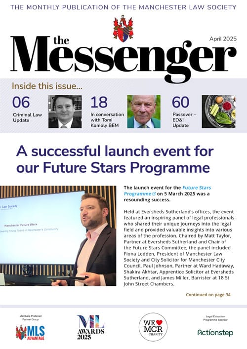 April Messenger cover page