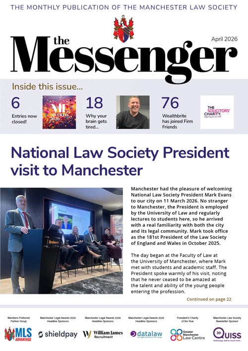 The Messenger April Front Cover